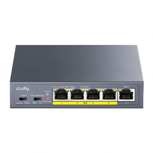 Stikalo 5P Cudy GS1005P PoE+