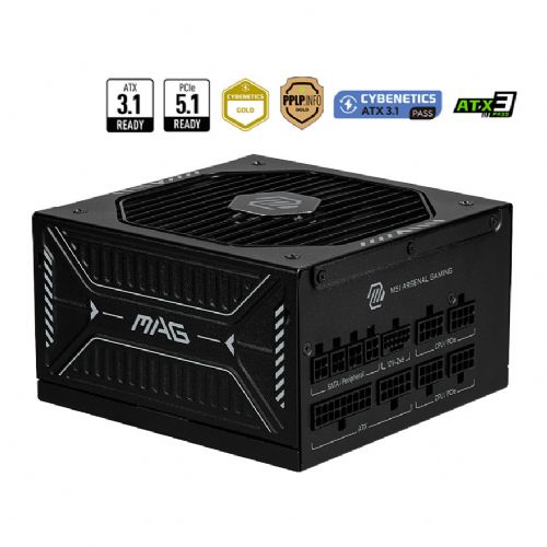 850W MSI napajalnik MAG A850GLS PCIE5