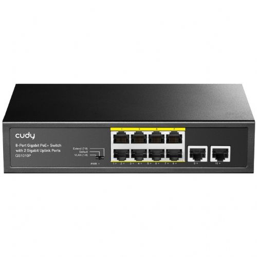 Stikalo 8P Cudy GS1010P RM PoE+