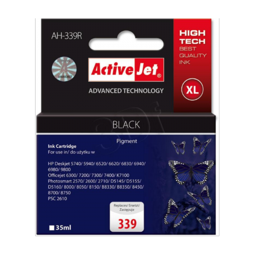 ActiveJet črno črnilo HP C8767EE 339