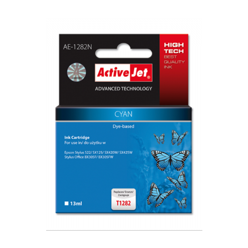 ActiveJet cyan črnilo Epson T1282