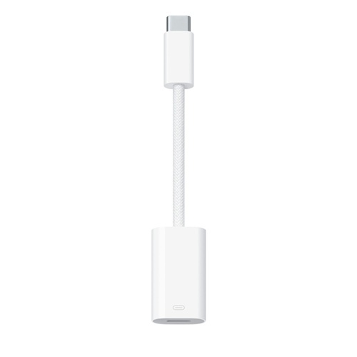 Adapter Apple MUQX3ZM/A USB-C v Lightning, polnjenje, prenos podatkov, zvok, tkan kabel