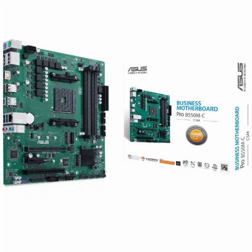 Osnovna plošča Asus Pro B550M-C/CSM, AM4