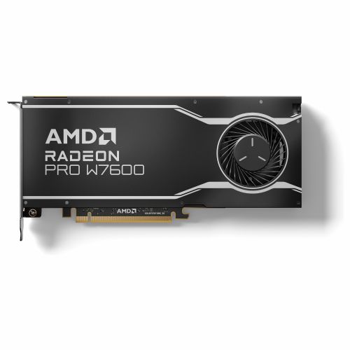 Grafična kartica AMD Radeon Pro W7600 8GB GDDR6, 2440 pretočnih procesorjev, PCIe 4.0 x8, 4x DisplayPort 2.1, aktivno hlajenje