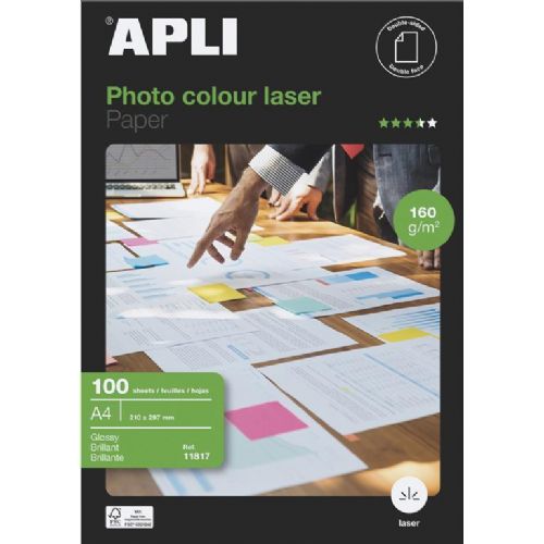 Apli Foto papir A4 Laser Glossy 160g 100 listov