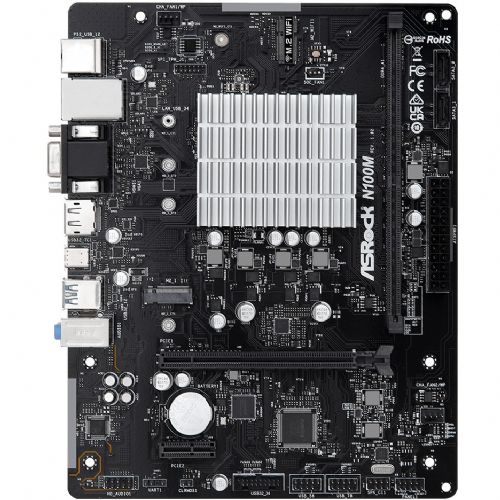Osnovna plošča ASROCK N100M (vgrajen Intelov procesor) (D)