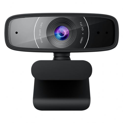 WEB kamera Asus C3 Full HD 1080p, 30 fps, USB 2.0, vgrajen mikrofon, črna