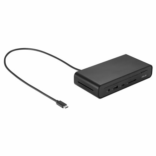 Docking postaja za prenosnike Asus DC300 USB-C, 3x zaslon, 90 W napajanje, HDMI/DP, Ethernet, čitalnik kartic
