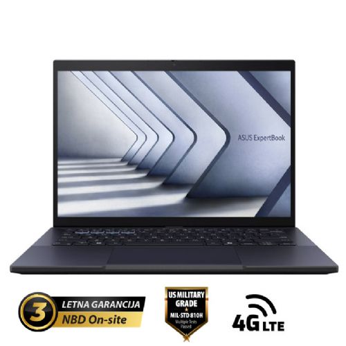 Prenosnik Asus ExpertBook B3 (B3404CMA_L-QN0816X), 14" (35,56 cm), WQXGA, Core Ultra 7 155H, 16 GB, 1 TB, 4G, Windows 11 Pro