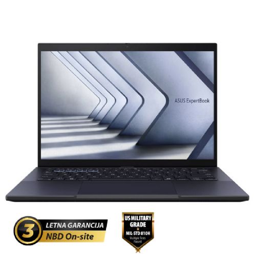 Prenosnik ASUS ExpertBook B3, 14" (35,56 cm), WUXGA, Ultra 5 125U, 16 GB, 1 TB, Windows 11 Pro (B3404CMA-WB53D1X)