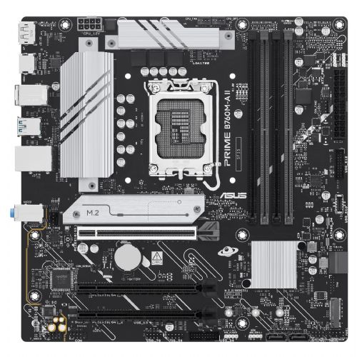 Osnovna plošča Asus PRIME B760M-A II-CSM, LGA 1700, DDR5, micro ATX, PCIe 5.0, 2x M.2, 2.5Gb LAN