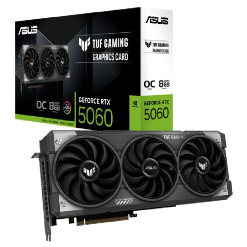 Grafična kartica ASUS TUF GeForce RTX 5060 8GB GDDR7 OC (TUF-RTX5060-O8G-GAMING) grafična kartica