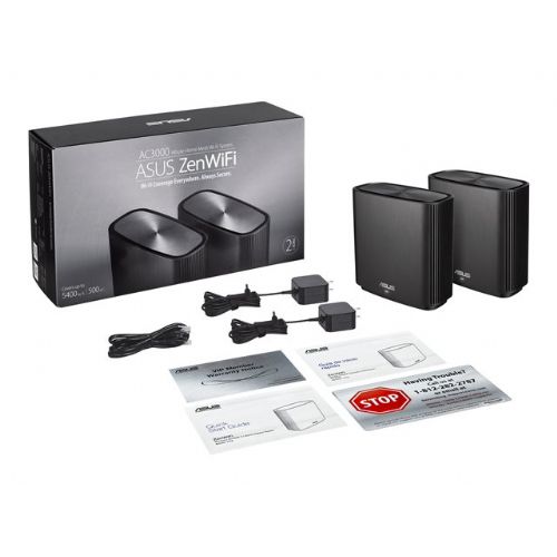 ASUS ZenWiFi AC AC3000 Tri-band Whole-Home Mesh WiFi System 2-pack