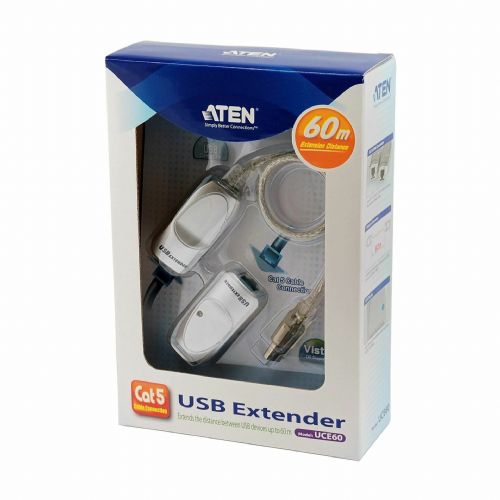 ATEN line extender USB Cat 5 do 60m UCE60-AT