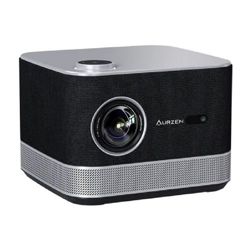 Projektor Aurzen Boom 3, Full HD 1080p, 500 ANSI lumnov, webOS, Dolby Audio, črne barve
