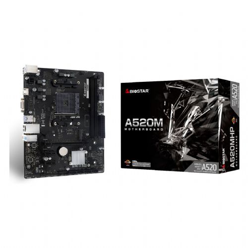 Osnovna plošča Biostar A520MHP (A520.AM4.mATX.DDR4)