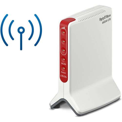 Brezžični usmerjevalnik AVM FRITZ!Box 6820 LTE, Wi-Fi 4, 450 Mbit/s, SIM kartica, Gigabit LAN, bela