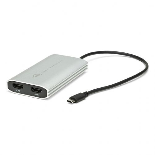 CADPDL2HDMI - 0,26 m - USB tip-C - 2 x HDMI - moški - ženski - raven