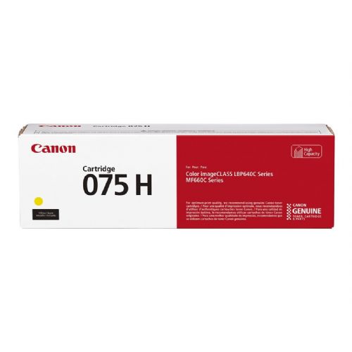 Canon toner 075, visoko zmogljiv, rumen