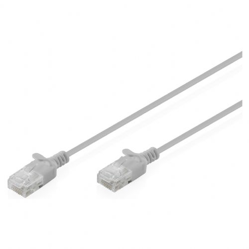 Tanek patch kabel CAT 6 U-UTP, 0,5 m, siv
