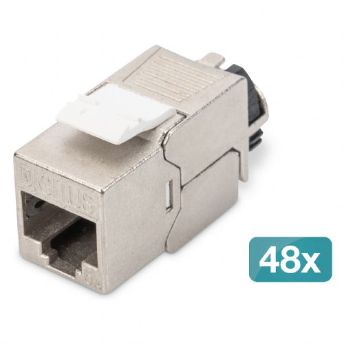 Modul CAT 6A Keystone, oklopljen z inteligentnim upravljalnikom kablov - 48 kosov.