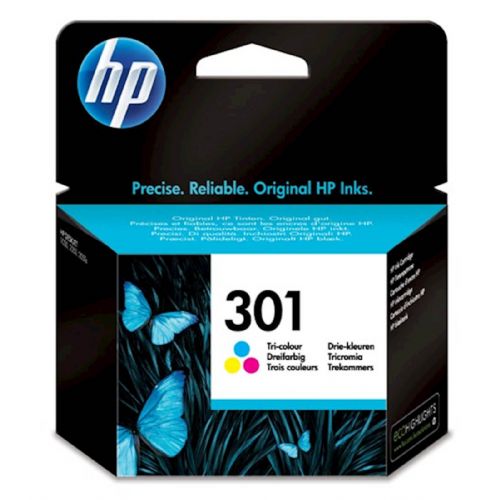 ČRNILO HP BARVNO 301 ZA DESKJET 1050, 2050, 5050s ZA 165 STRANI (CH562EE)
