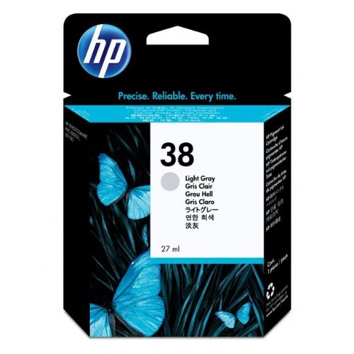 ČRNILO HP SVETLO SIVA 38 ZA PS B9180GP, B9180 , 27ML (C9414A)