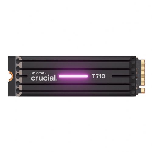 Vgradni SSD disk Crucial T710 2TB M.2 PCIe 5.0 NVMe, hladilnik, hitrost branja 14500MB/s