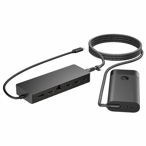 Docking postaja za prenosnike HP USB-C 65 W, 7 vrat, podpora za dva 4K zaslona, HDMI 2.0, Ethernet