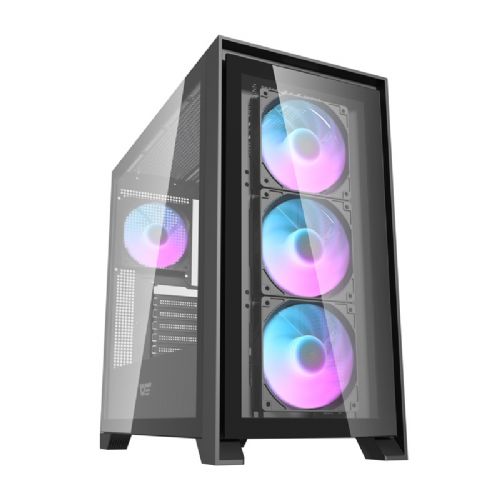 Stekleno računalniško ohišje Darkflash DRX90 (črno)