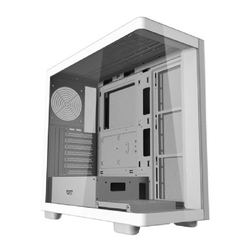 Ohišje za računalnik DarkFlash DS900G belo (brez ventilatorjev)