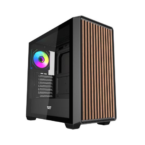 Računalniško ohišje Darkflash DS900WD ATX (črno) + 4 ventilatorji