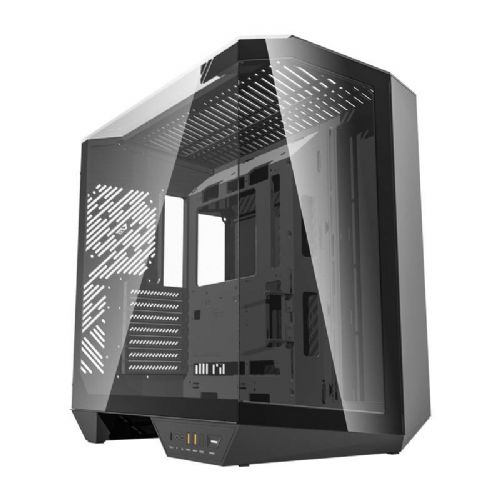 Darkflash DY470 računalniško ohišje brez ventilatorjev (črno)
