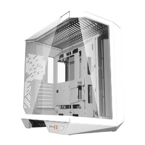 Darkflash DY470 računalniško ohišje brez ventilatorjev (belo)