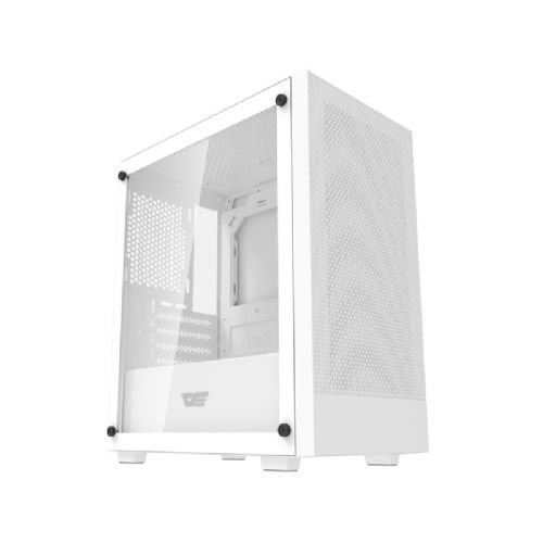 Ohišje računalnika Darkflash M305 brez ventilatorjev (belo)