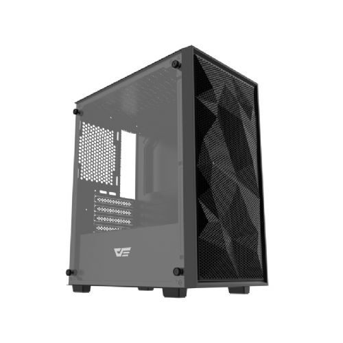 Ohišje za računalnik Darkflash M305 mrežasto  brez ventilatorjev (črno)