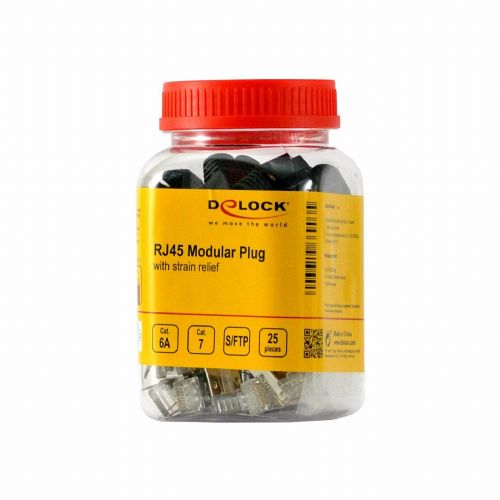 Delock RJ45 konektor CAT.6A, CAT.7 FTP pak/25 66903
