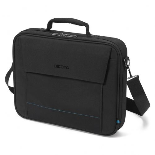 Torbica za prenosnike Dicota Multi TWO, aktovka, 15–17,3", recikliran poliester, črna