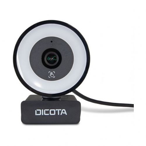 Spletna kamera Dicota Ringlight 5MP črne barve