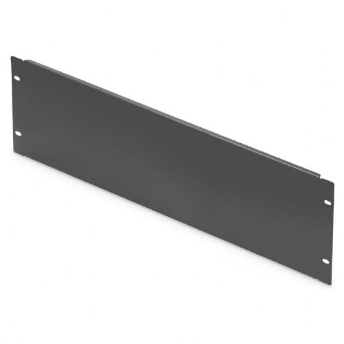 DIGITUS pokrovna plošča 4U prazen pokrov 483 mm črne barve