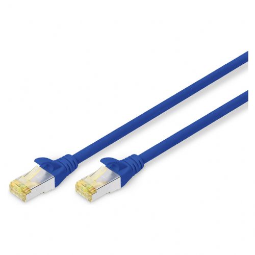 DIGITUS CAT 6A S/FTP patch kabel, 2 m, moder