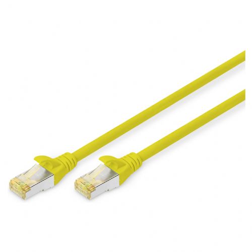 DIGITUS CAT 6A S/FTP patch kabel, 2 m, rumen