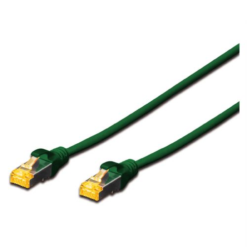 DIGITUS CAT 6A S/FTP patch kabel, 2 m, zelen