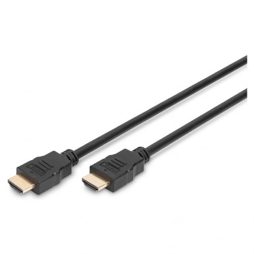 Digitus HDMI (ST-ST) 2m hitri priključni kabel 4K 60Hz črn