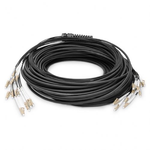 DIGITUS optični patch kabel LC->UPC 30 m vnaprej sestavljen OM4 12