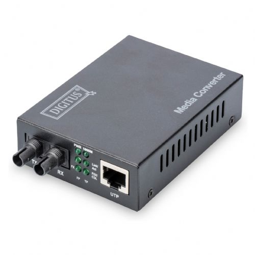 DIGITUS medijski pretvornik Gigabit Multimode RJ45/ST