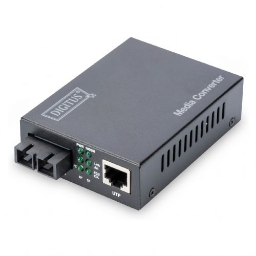 DIGITUS medijski pretvornik Gigabit RJ45/SC v enem načinu