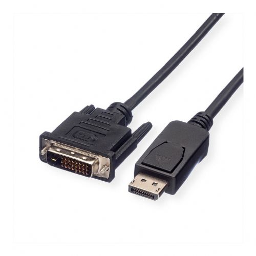 Kabel Value DP-DVI 5 m, DisplayPort 1.1, 1920x1080, 60 Hz, črn