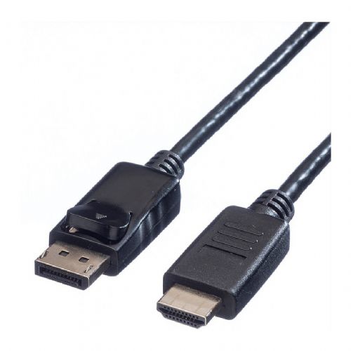 Kabel Value DP-HDTV15M 1,5 m, DisplayPort 1.1, moški-moški, zlati kontakti, črn