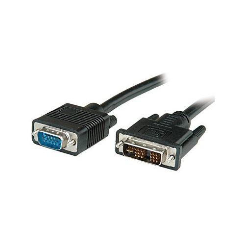 Kabel Value DVI-A na VGA črn 5 m vtič-vtič